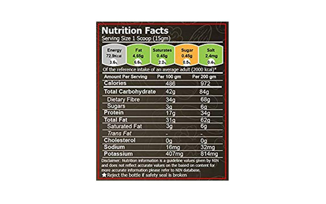 Nuticious Chia Seeds    Pack  250 grams